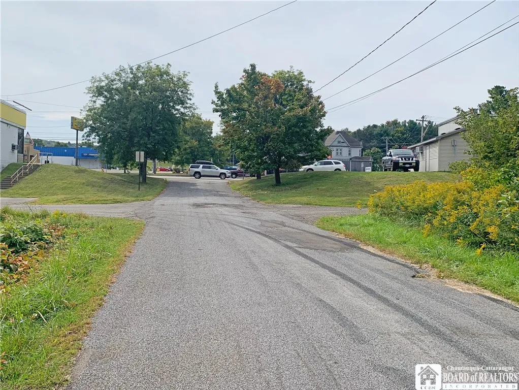 View from the Sherman Ave side of the lot toward Fairmount Ave, West Ellicott