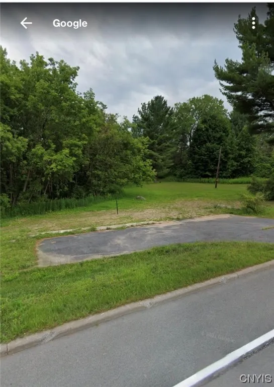 Google Maps photo without snow showing the blacktop driveway