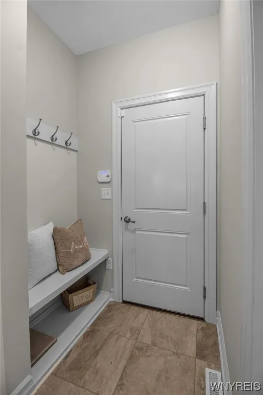 mud room off of garage