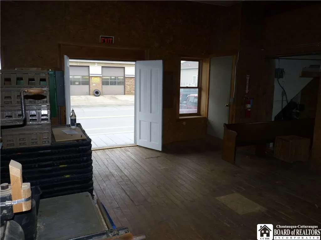 Main Street Exterior Door and loading dock