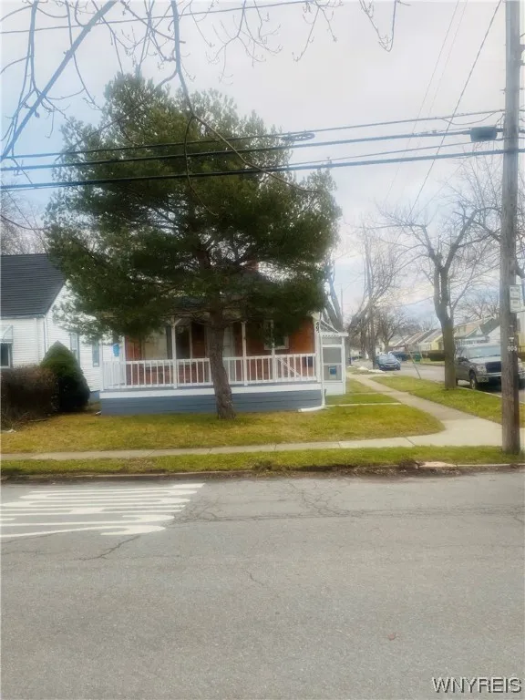Mature landscaping