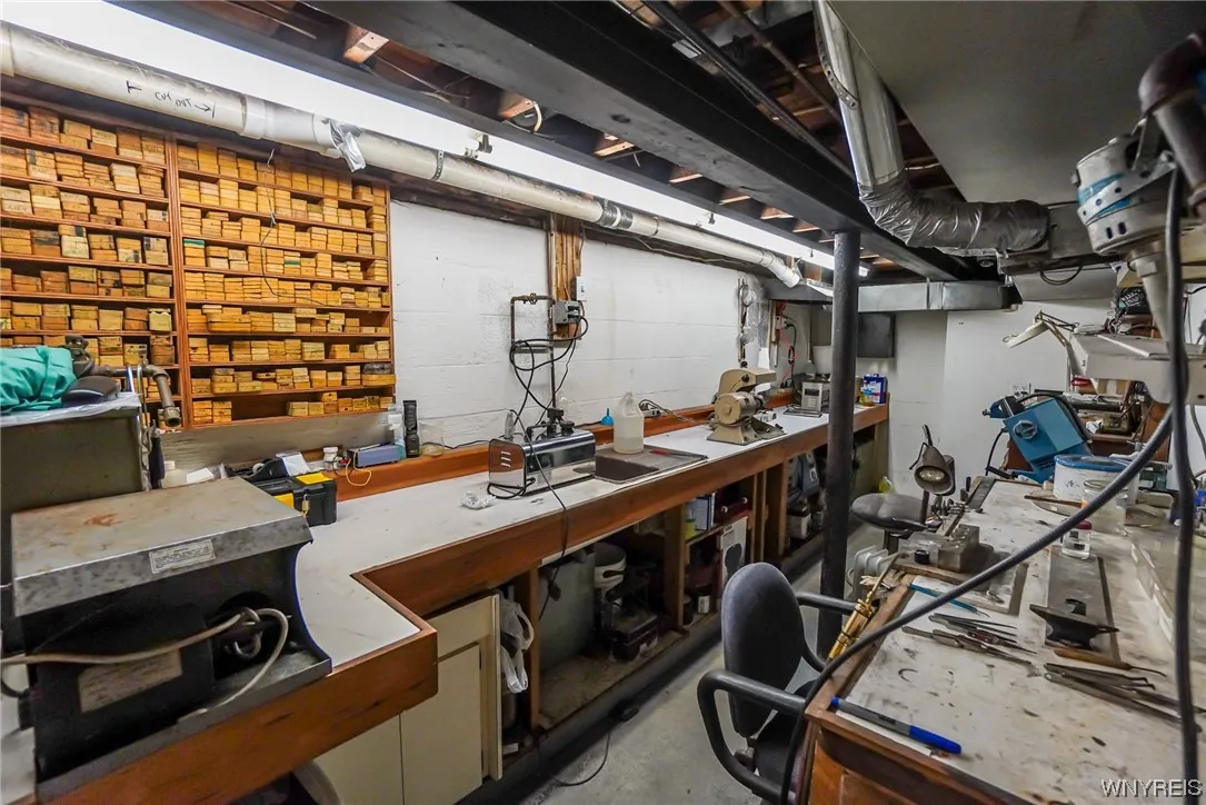 Basement workshop