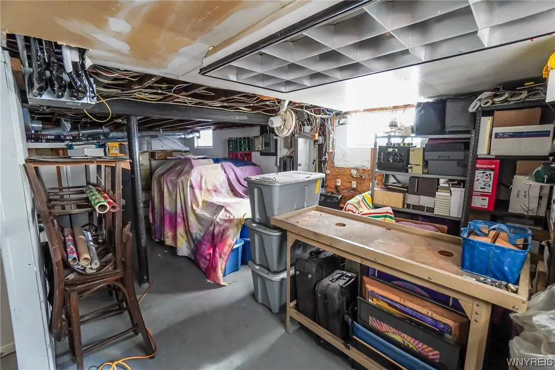 Basement storage