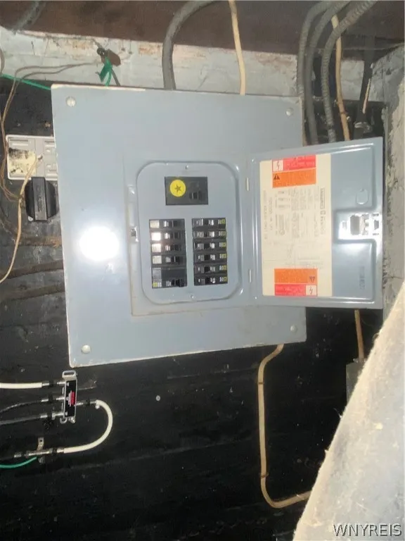 Circuit breakers in basement