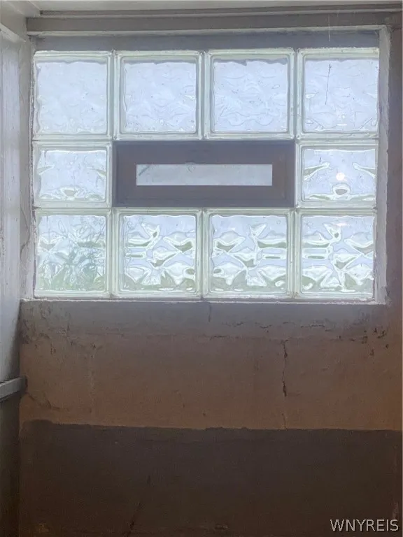 Glass block windows in basement