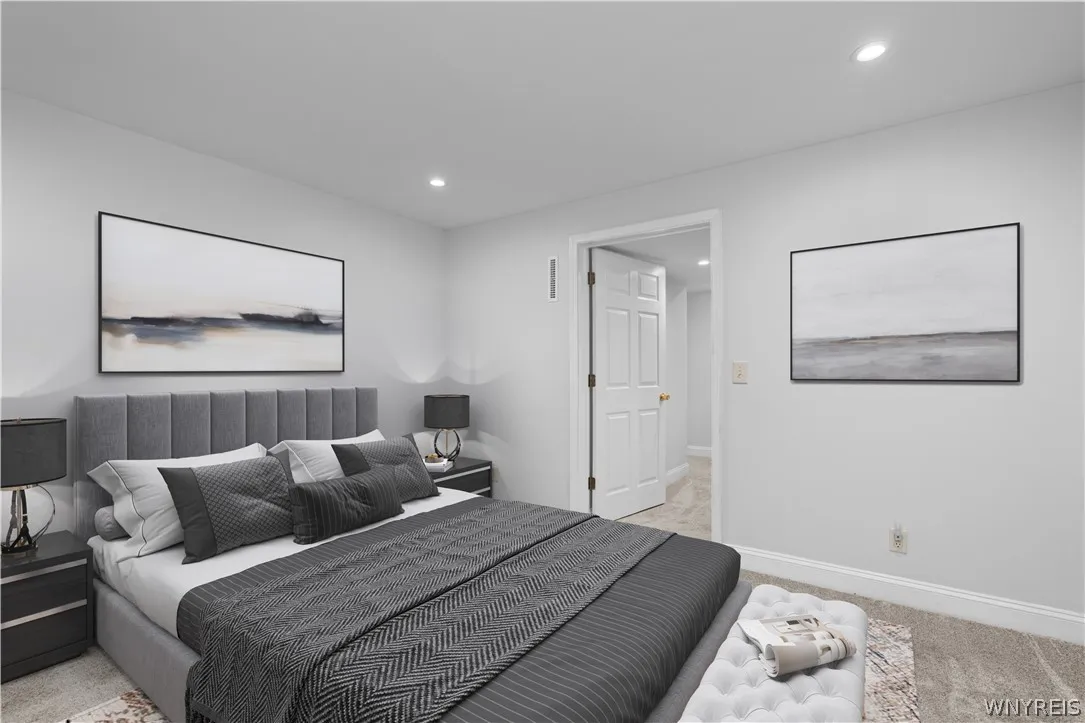 Virtually Staged Basement Room 2