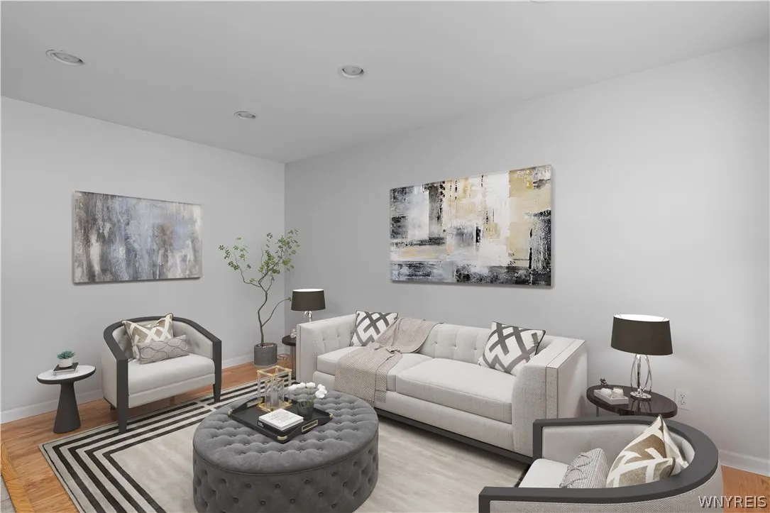 Virtually Staged-Living Room