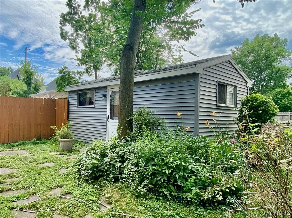 A large shed (size of a 1 1/2 car garage) for your storage needs.