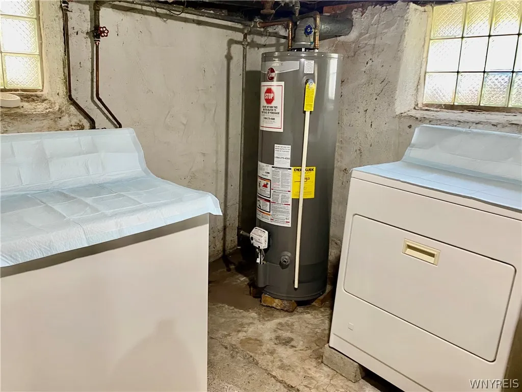 HWT replaced in 2016.  Washer & Dryer are included, in "As-Is" condition.