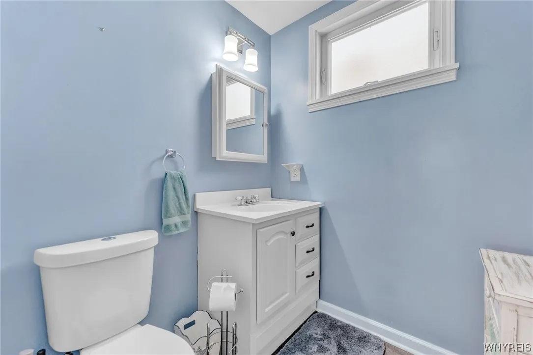 first floor half bath
