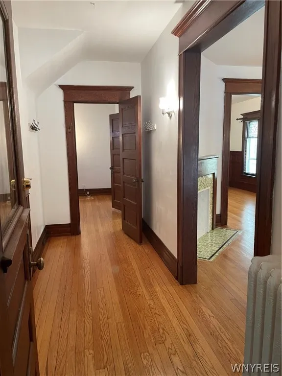Foyer into living room and one bedroom