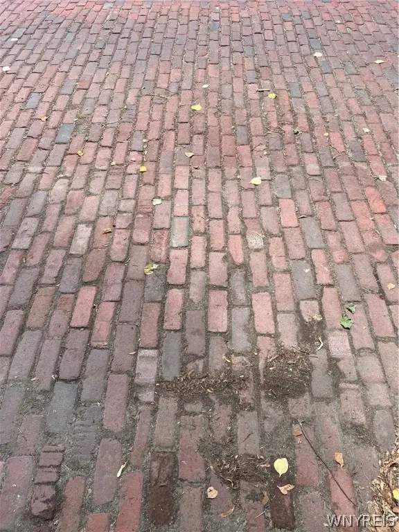 One of a few brick streets in Buffalo!