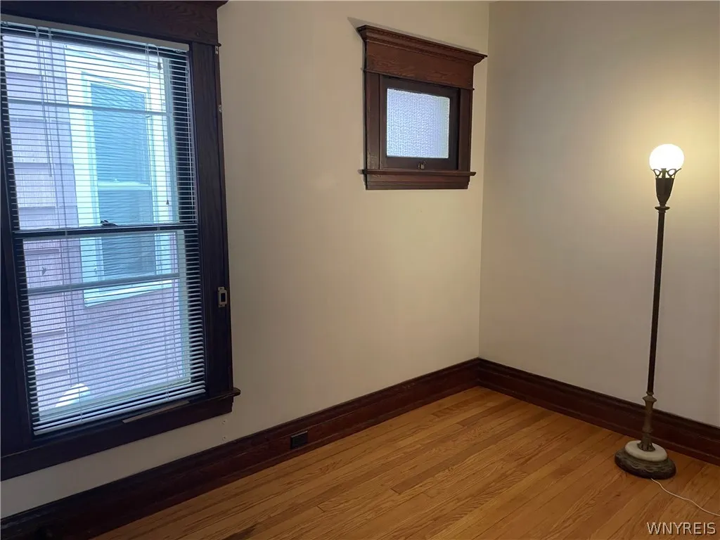 Bedroom off of dining room