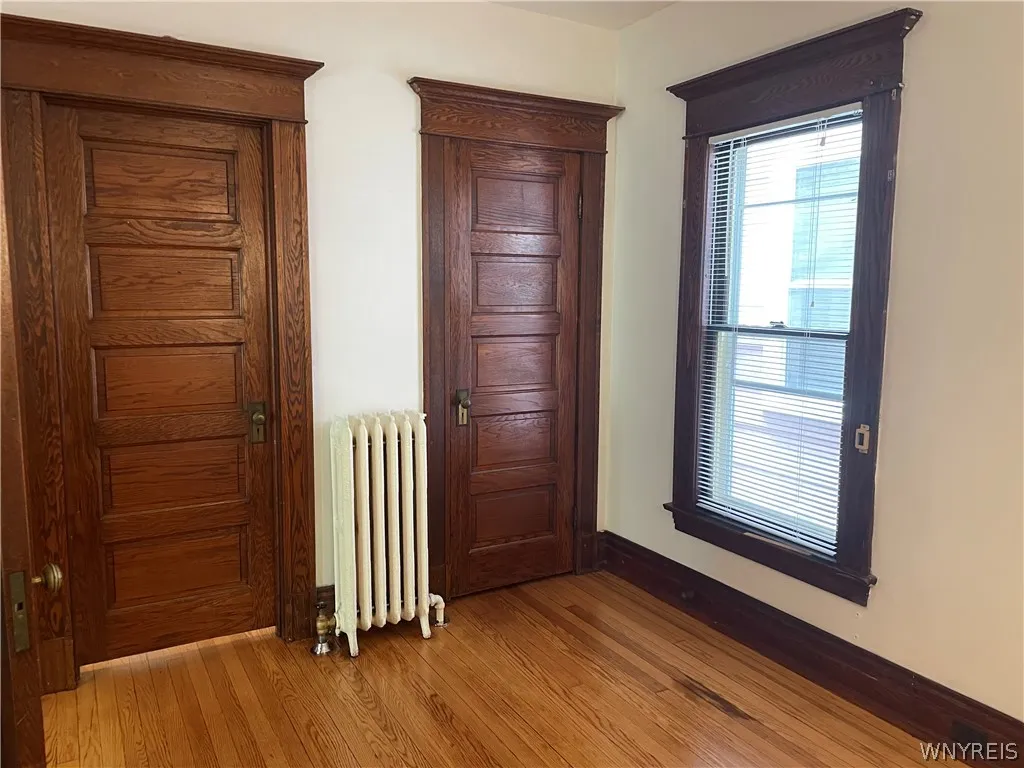 Closet and door that access back to front foyer