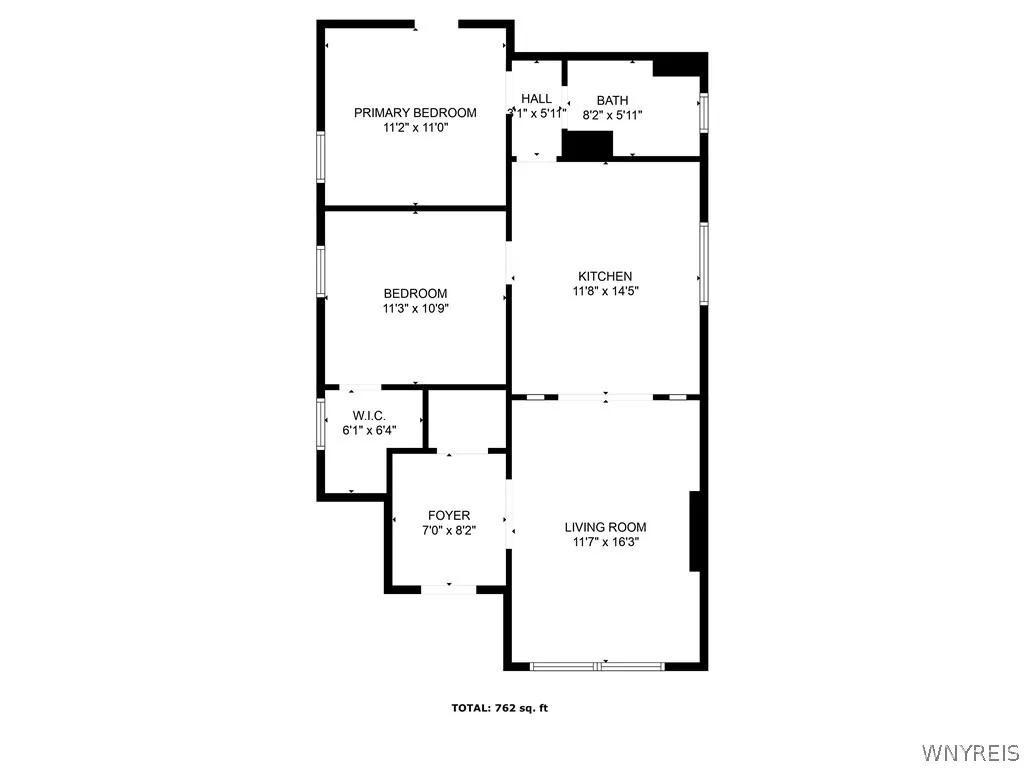 Lower front apartment