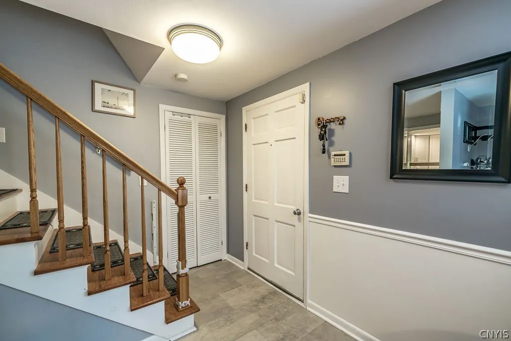 Freshly painted neutral tones are a joy to decorate around.