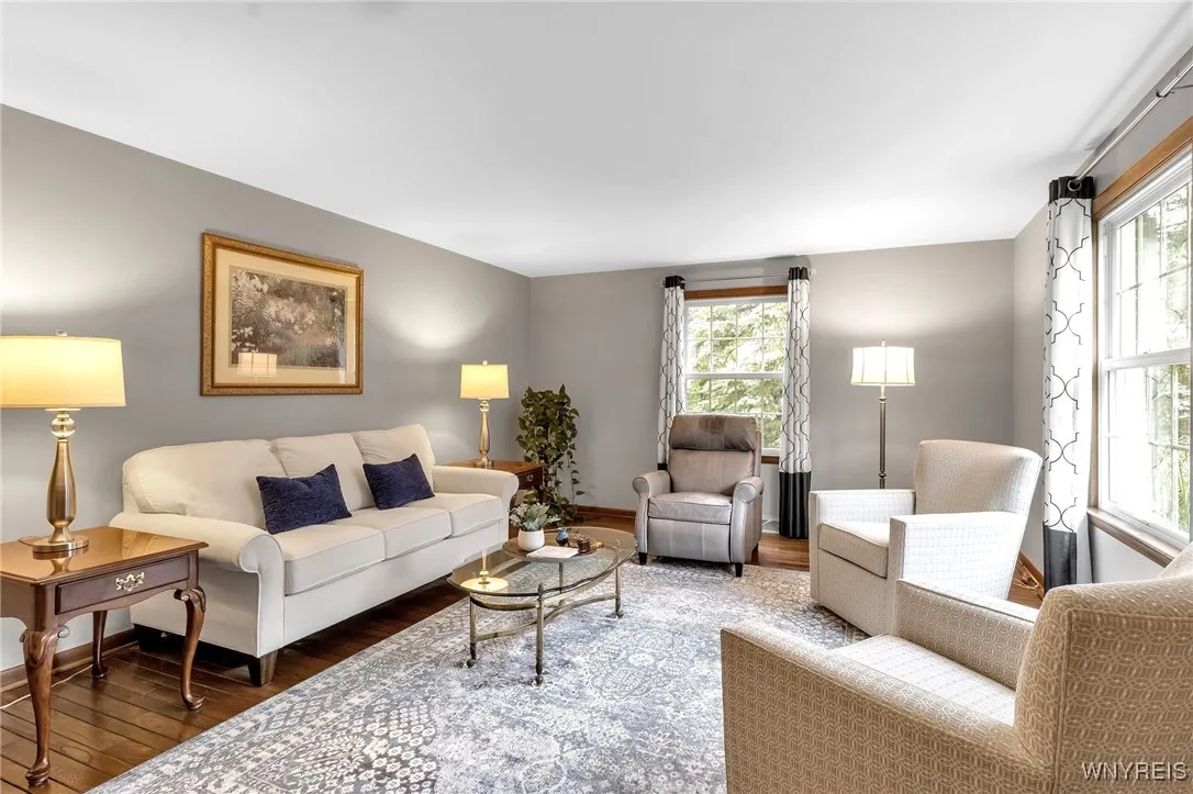 Living Rm with HW floors