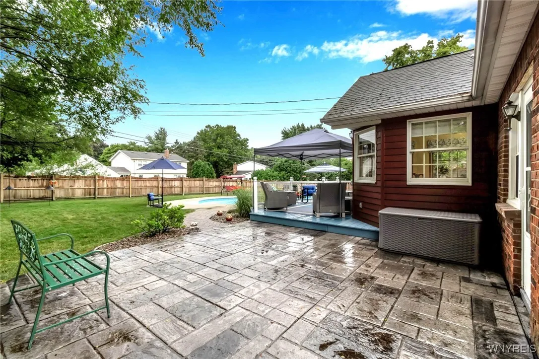 19x15 stamped concrete patio