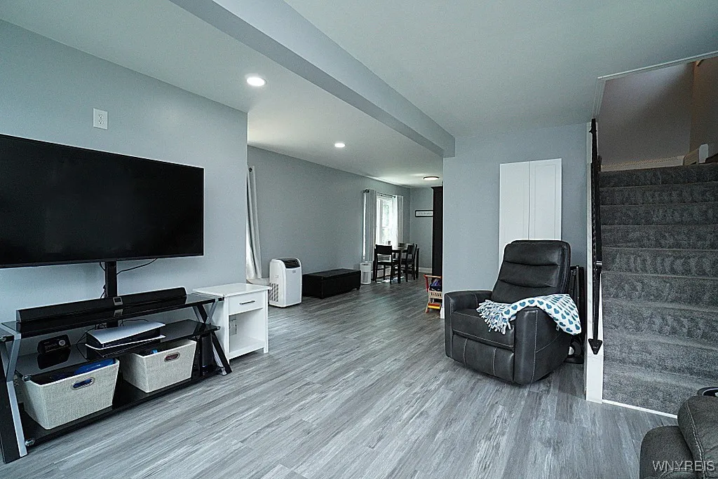 spacious living room