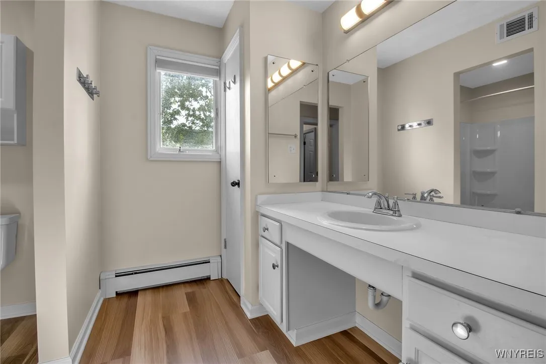 En-suite Primary Bath dressing area with lots of storage...