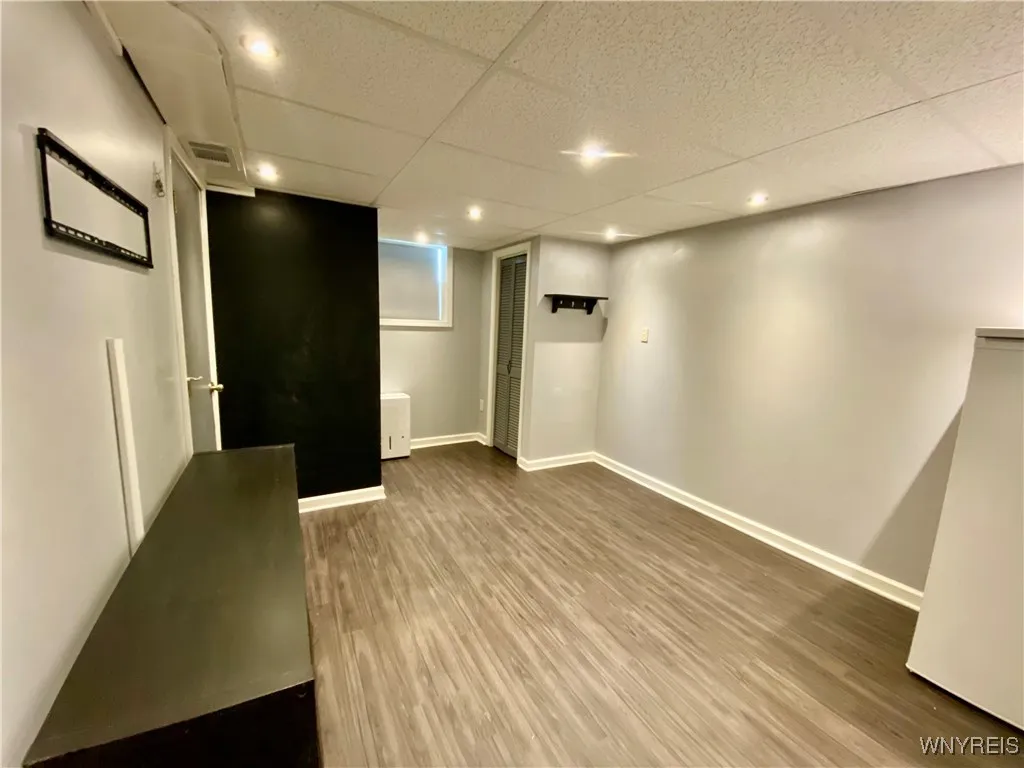 Lower level family room.