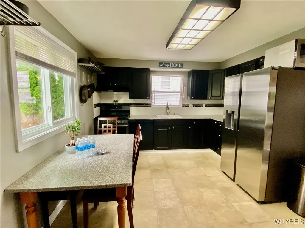 Newer window in kitchen.  All appliances included.