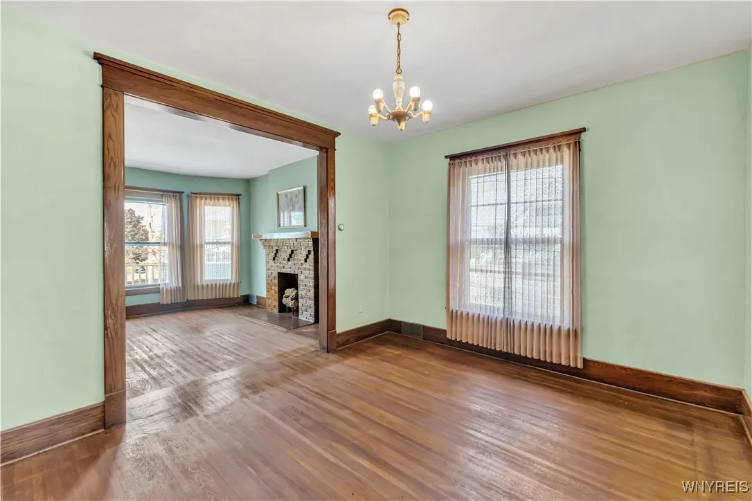 Upstairs Dining Room looking toward Living Room