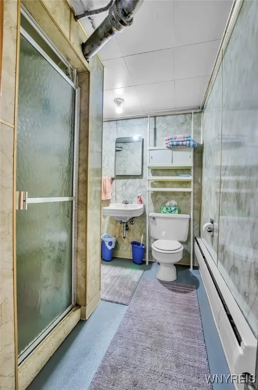Basement bathroom