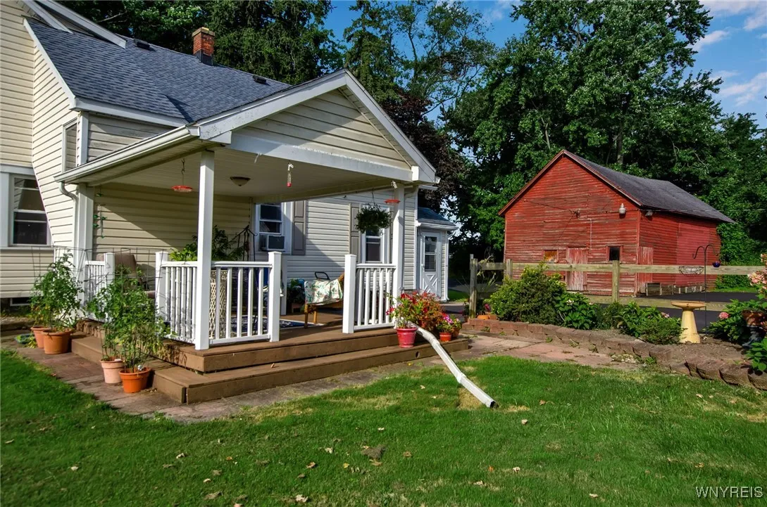 Covered patio