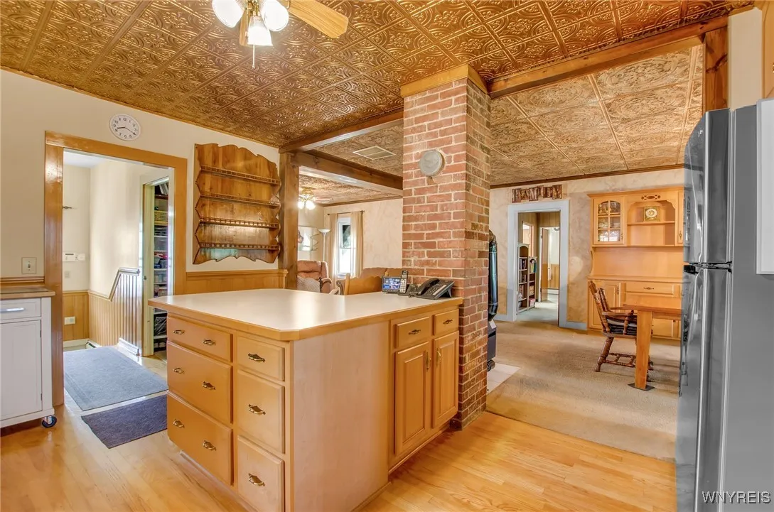 Check out the decorative ceilings.