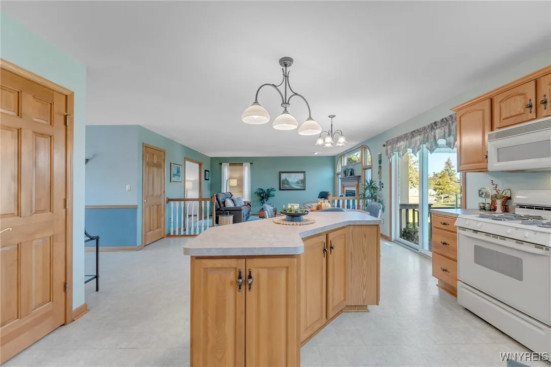 View of the kitchen as you enter from the garage.