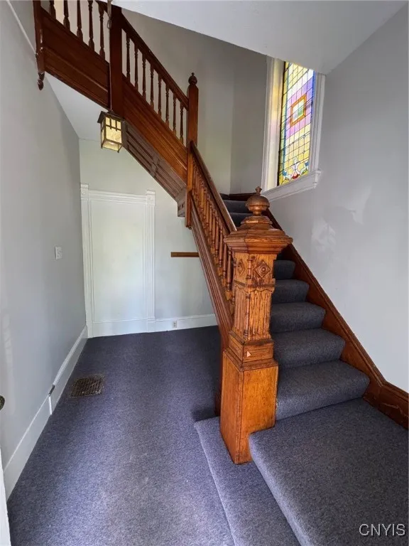 Entry to upper apartment