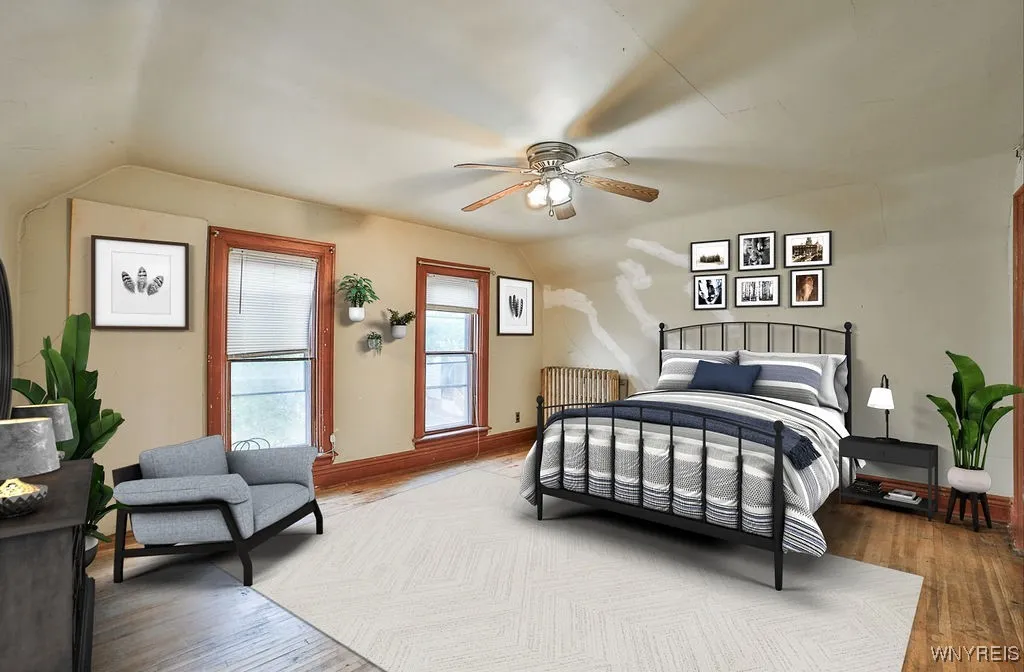 Primary Bedroom virtually staged