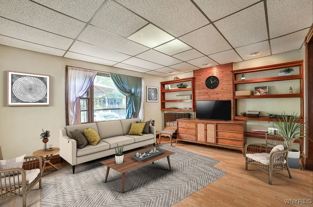 Virtually Staged Living Room