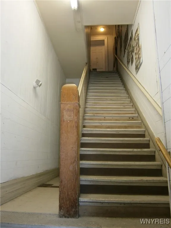 Staircase to apartments