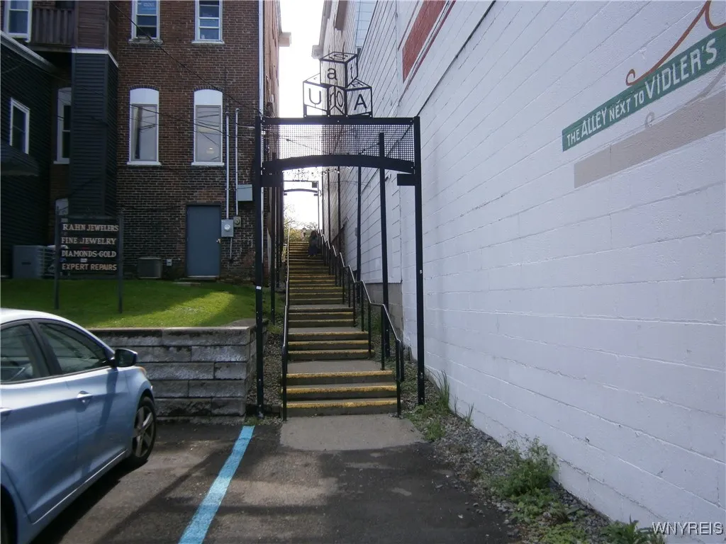 Staircase to Main St from Municipal Parking
