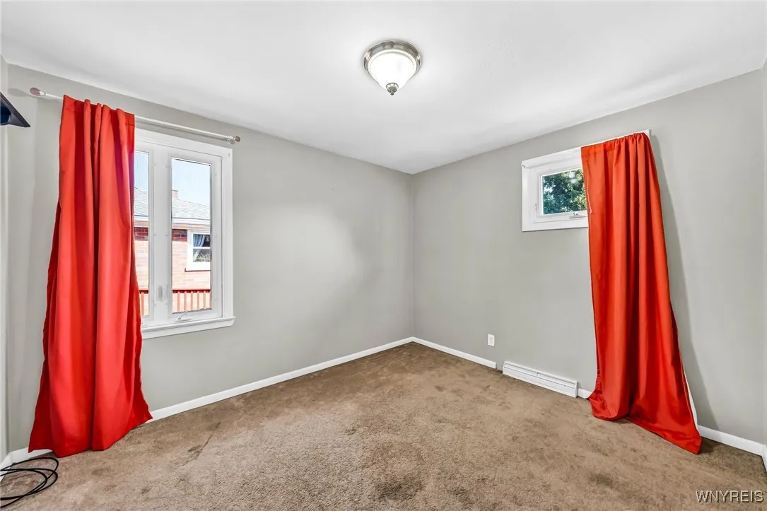 Hardwood floors are under the carpet