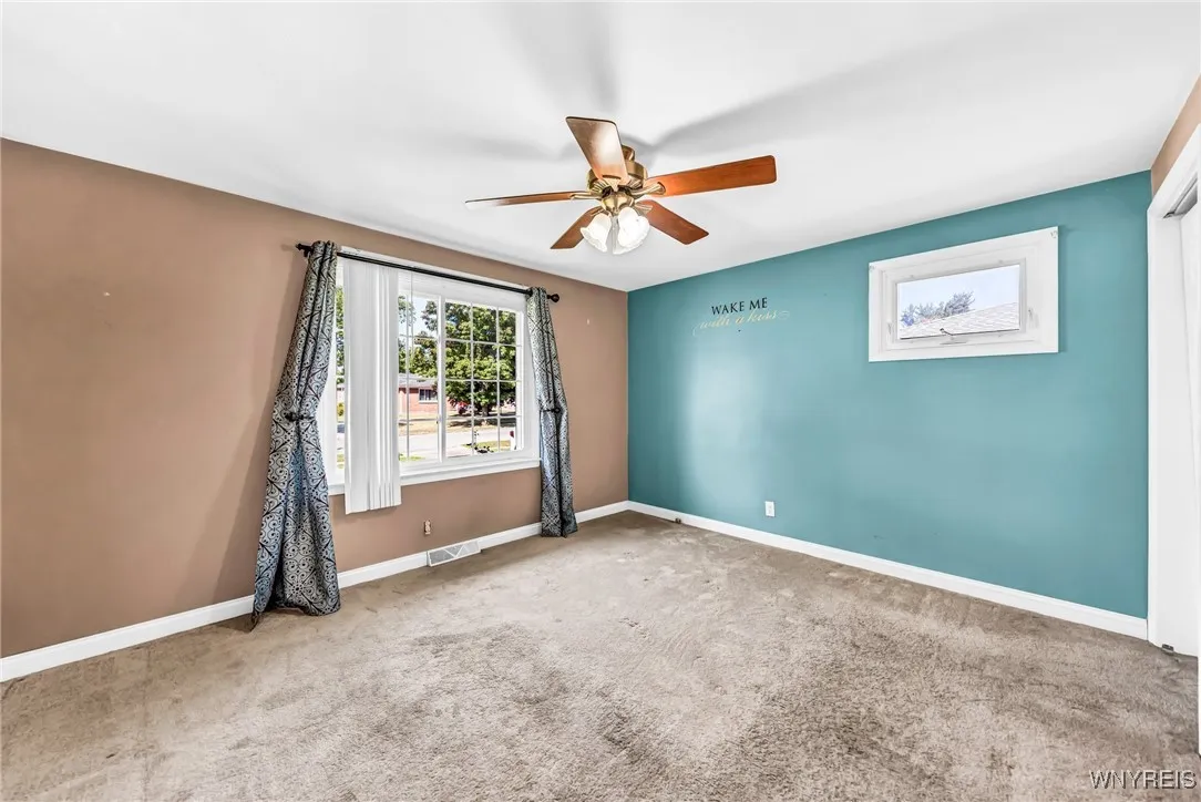 Harwood floors are under the carpet