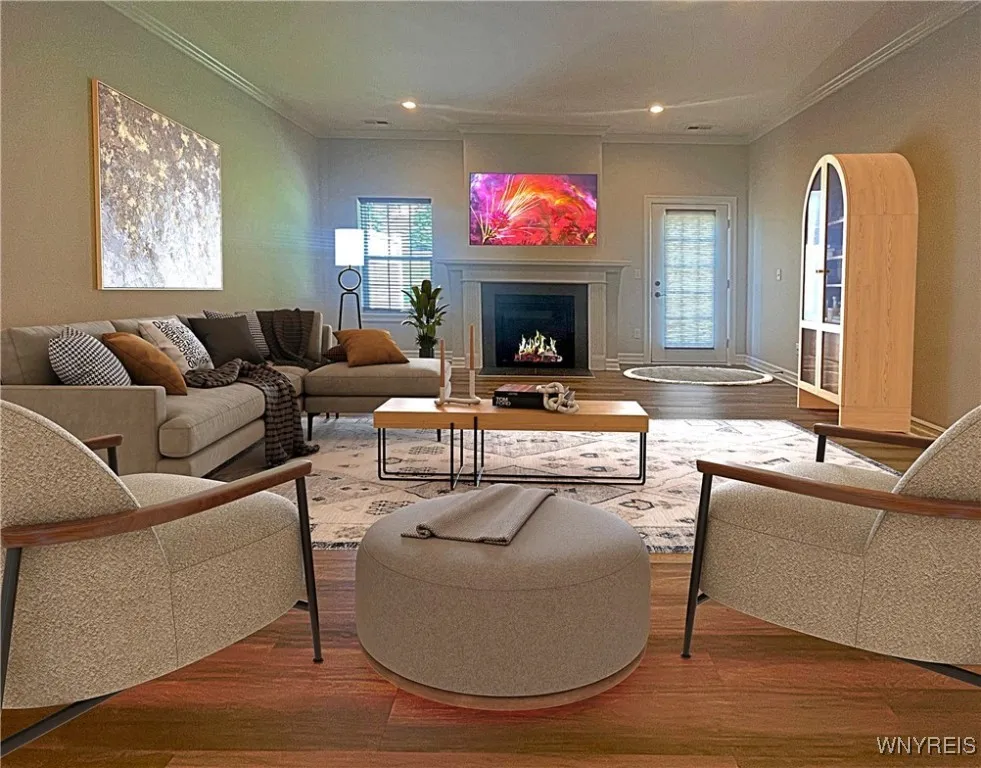 Staged Living Room