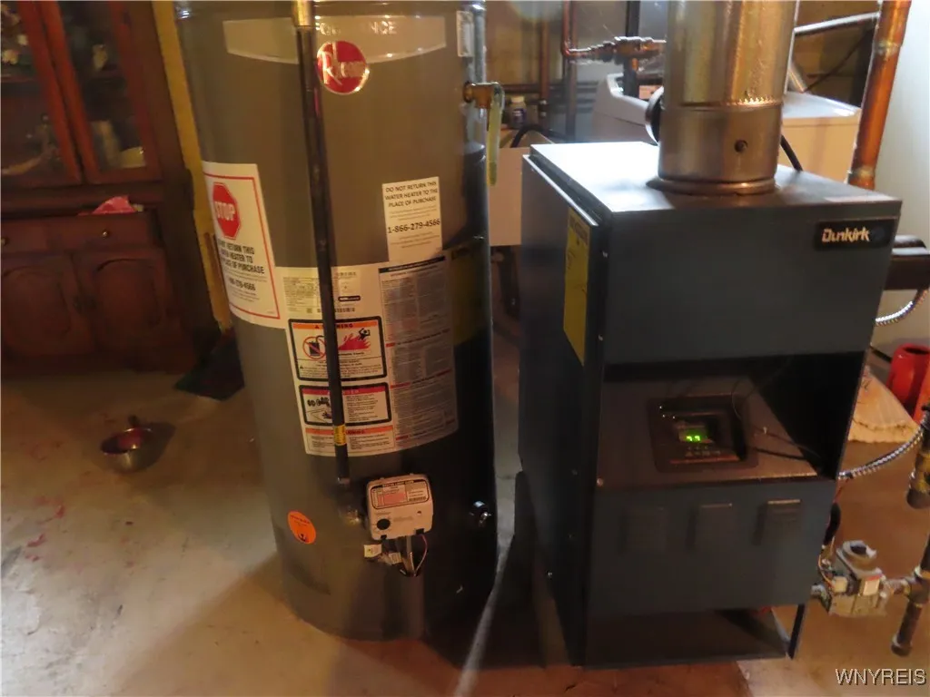 boiler 5yrs old, hot water tank 2 yrs old
