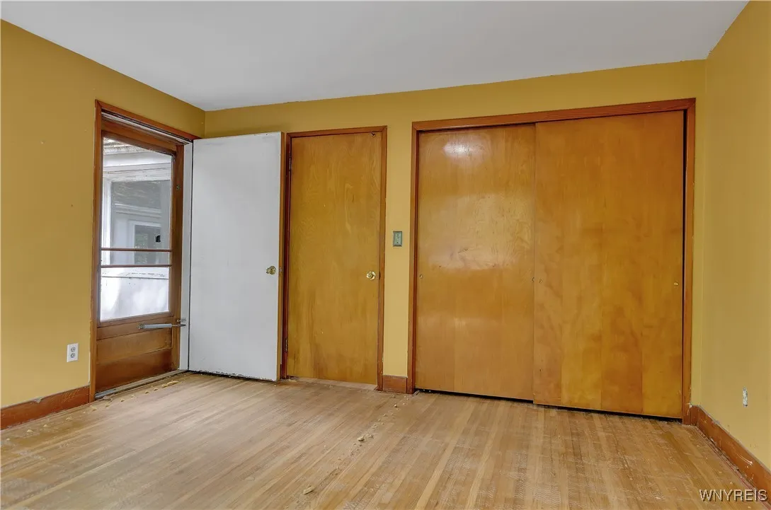 Owners suite door leads to the courtyard
