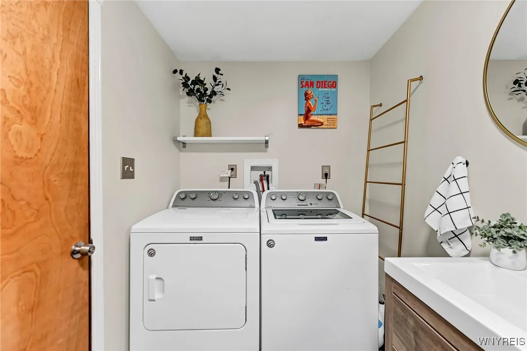 First floor laundry