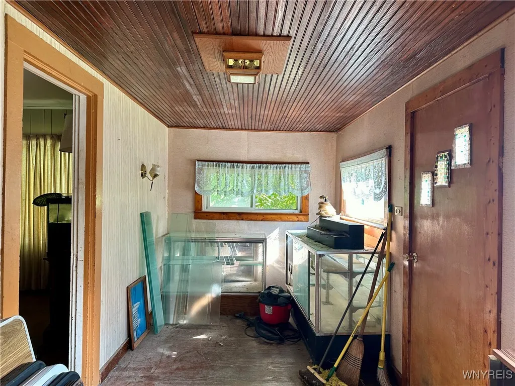 Enclosed front porch