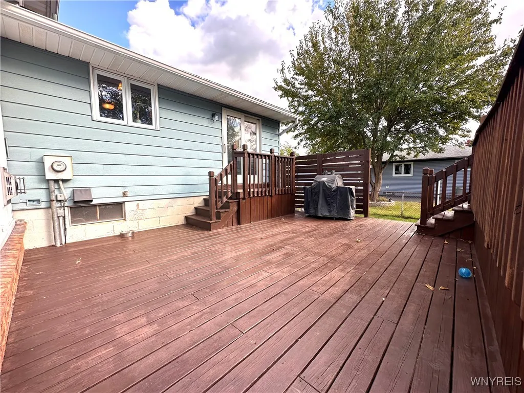 Deck has just been stained and refinished
