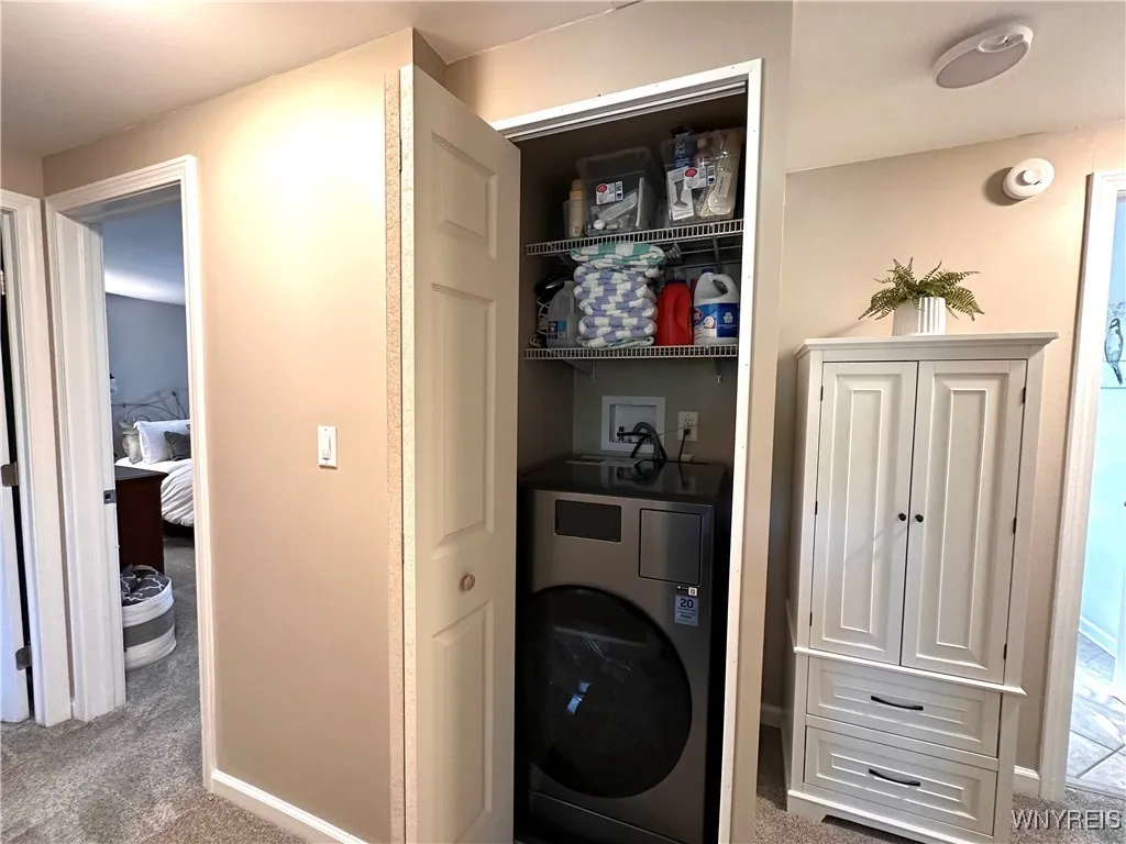 2nd floor laundry closet