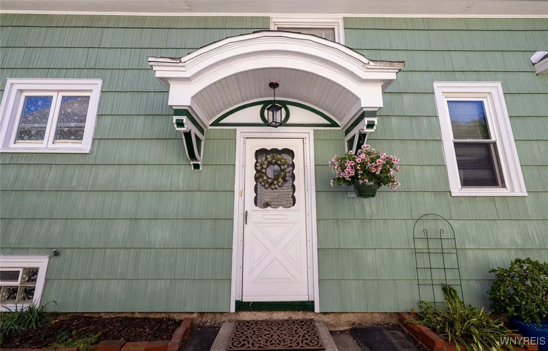 Side entrance
