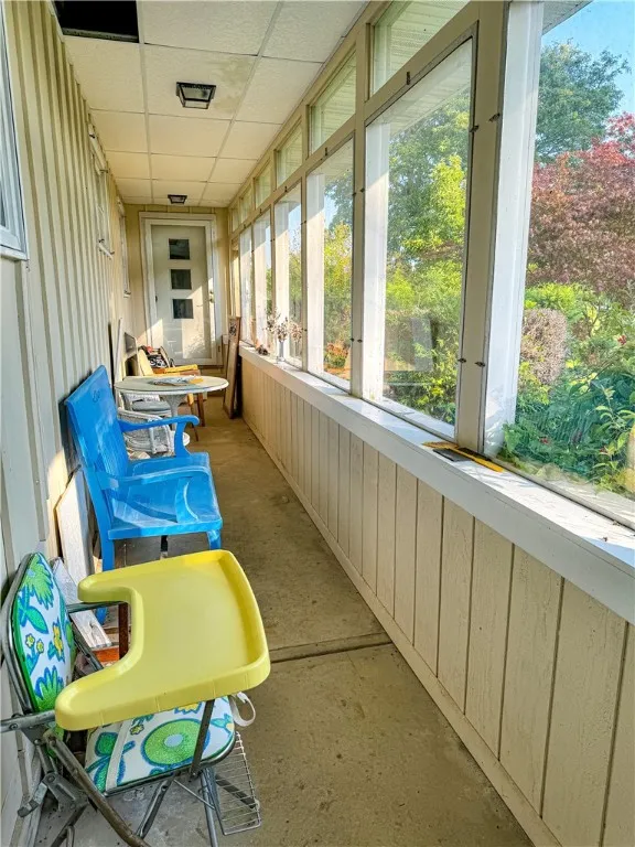 Enclosed front porch