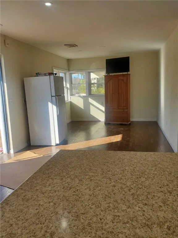 Looking into living area