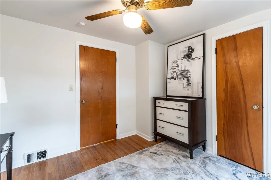 Right door is to step-in close and attic.