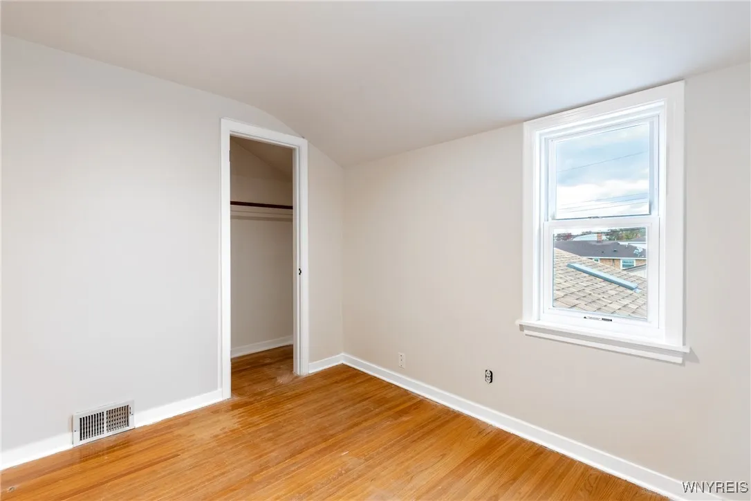 Back bedroom over part of kitchen.